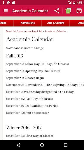 Montclair State NEST Mobile screenshot 4