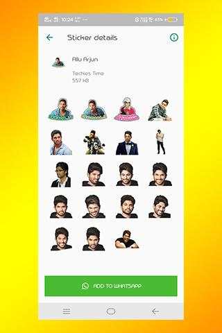 WA Love Stickers app screenshot 2