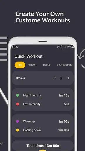 9 Timer - Timer for Workout Sessions स्क्रीनशॉट 8
