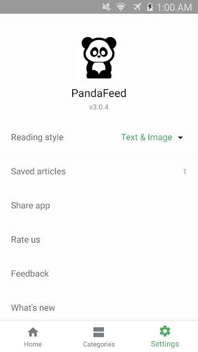 PandaFeed - RSS Reader screenshot 10