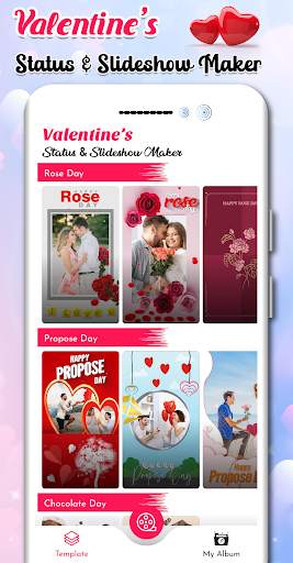 Valentine's Day Video Maker screenshot 1