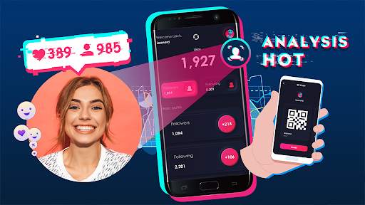 Get Reports+ for TikTok likes,fans & followers screenshot 1