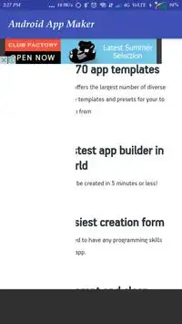 App Maker For Android screenshot 2