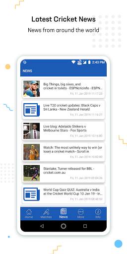 CrickOne - Live Cricket Score, Schedule & News screenshot 4