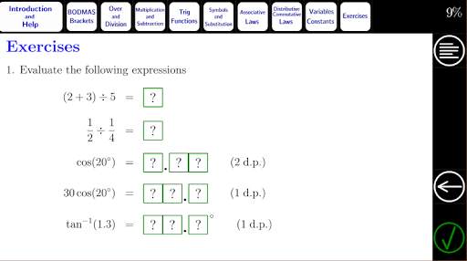 Algebra Tutorial 1: Basics скриншот 8