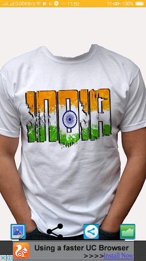 India Flag Shirt screenshot 3