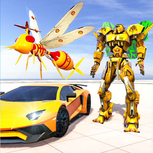 Mosquito Robot Transforming Games: Robot Car Game आइकन