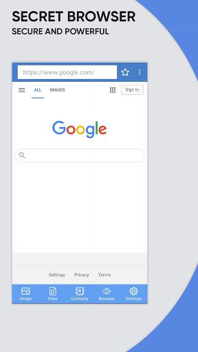 Private browser calculator & hide photos contacts screenshot 3