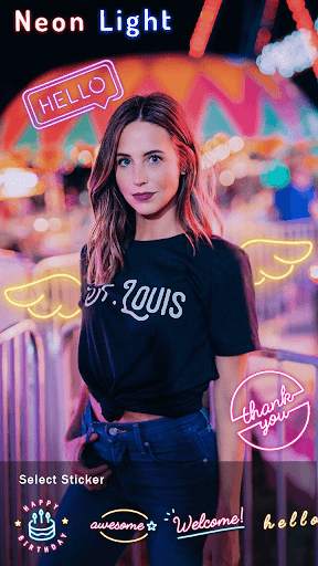 Neon Light Photo Editor screenshot 5