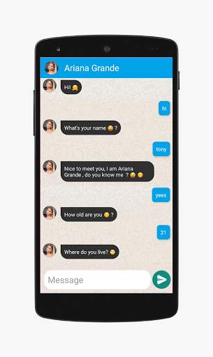Ariana Grande Fake Call Video - Chat Simulation 📞 screenshot 2