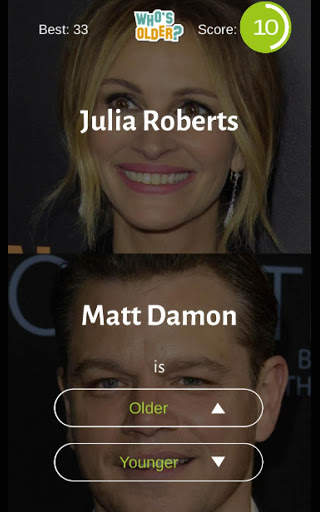 Who's Older? Quiz Game screenshot 8