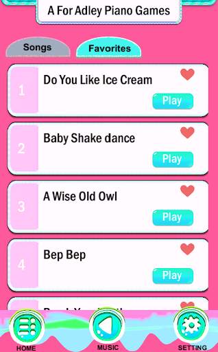 A For Adley Song Piano Games screenshot 1