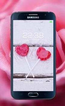 Pink Love password Lock Screen screenshot 5