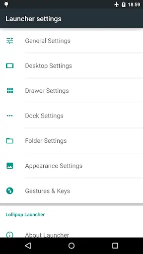 Lollipop Launcher screenshot 2