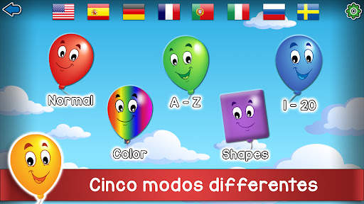 Pop Globos Juego para niños screenshot 1