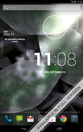 Tap Leaves Free Live Wallpaper screenshot 5