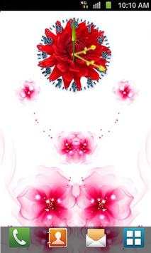 Flower Clock Live Wallpaper screenshot 5