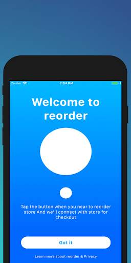 Reorder - Your smart shopping basket screenshot 1