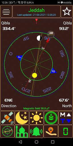 Qibla (Qibla dirección y tiempos de oración) screenshot 3