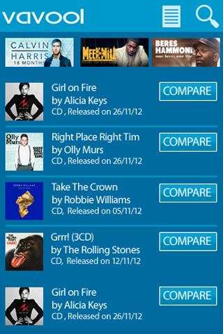 Compare MP3 Music Downloads screenshot 2