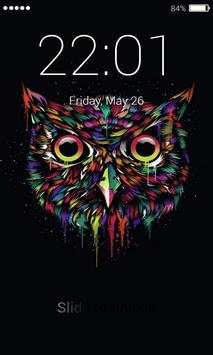 Owl Lock Wallpaper screenshot 1