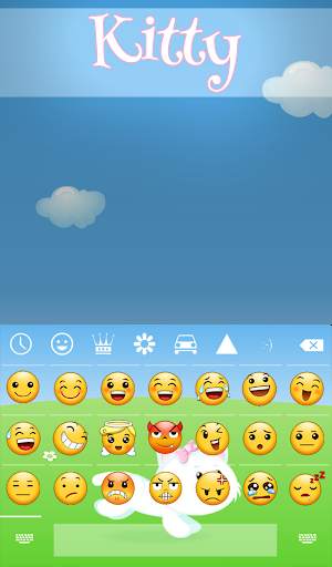 Kitty Animated Keyboard   Live Wallpaper screenshot 4