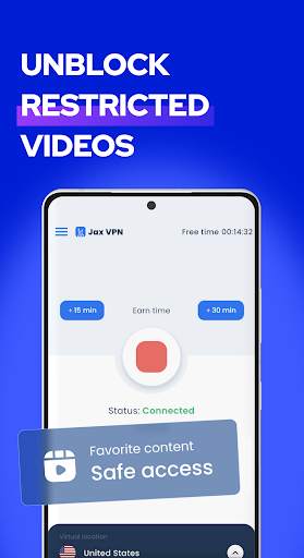 Jax VPN: 빠르고 안전한 프록시 screenshot 3