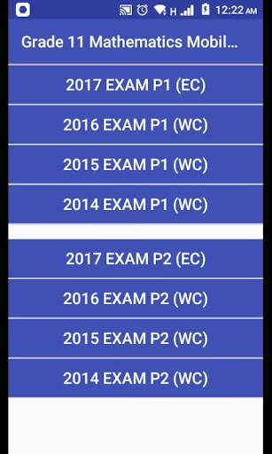 Grade 11 Mathematics screenshot 2