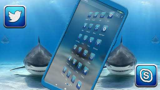 Shark Launcher Theme screenshot 2