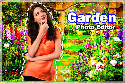 Garden photo frames : Cut paste editor screenshot 2