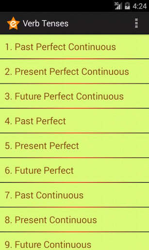 English Verb Tenses screenshot 2