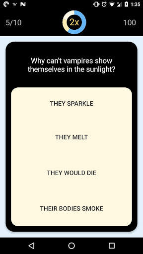 Twilight Movie Trivia - Triviabilites screenshot 1