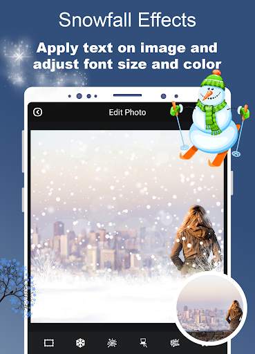 Snowfall Editor - Snowfall Photo Effects screenshot 8