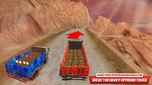 Cargo Truck Offroad Driving Simulator-Hill Station screenshot 5