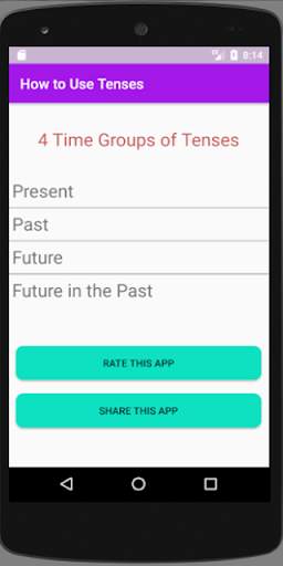 How to Use Tenses screenshot 1