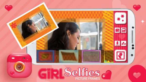 Girl Selfies Picture Frames screenshot 2