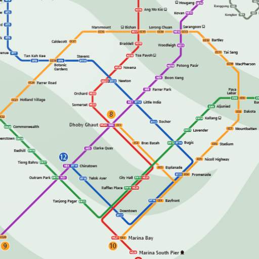 Offline Singapore Metro Map 3.2.23