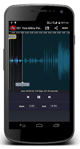 MP3 Cutter and Ringstone Maker screenshot 2