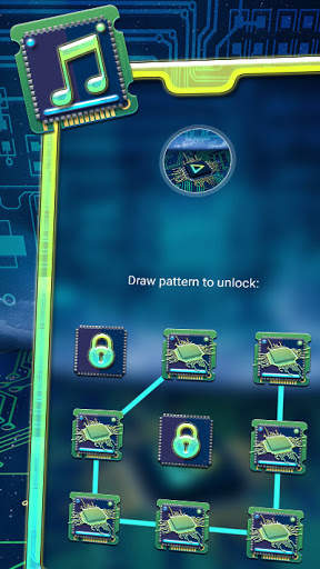 Digital Circuit Launcher Theme screenshot 4