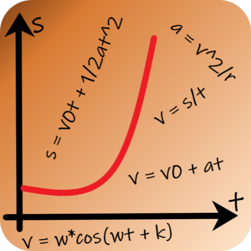 Physics problem solver: Motion icon