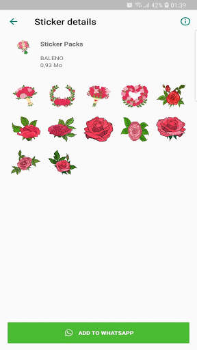 Roses Stickers - WAStickerApps screenshot 2