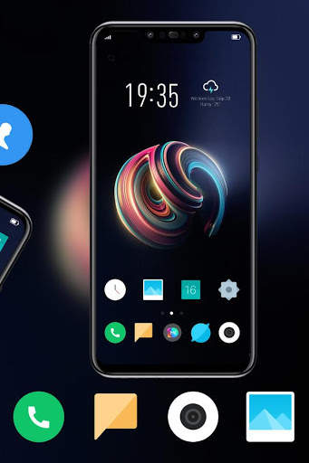 Black shining theme for redmi note5 pro HD 2019 screenshot 3