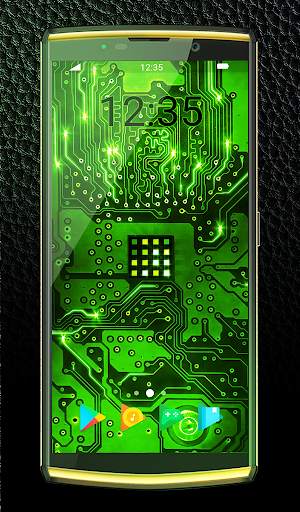 Green Light Keyboard Wallpaper screenshot 1