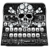 Thème de clavier Diamond RIP Skull icon