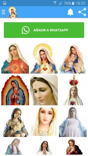 Virgen María & Jesús Stickers para Whatsapp 😍 screenshot 2