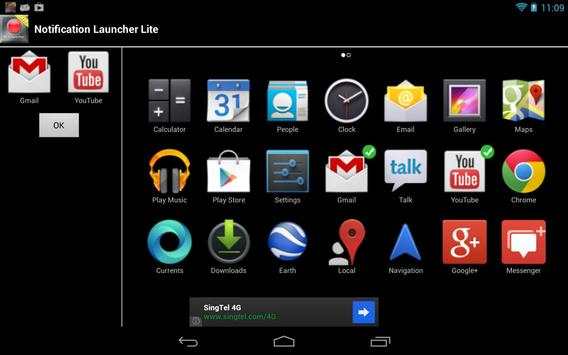 Notification Launcher Lite screenshot 3