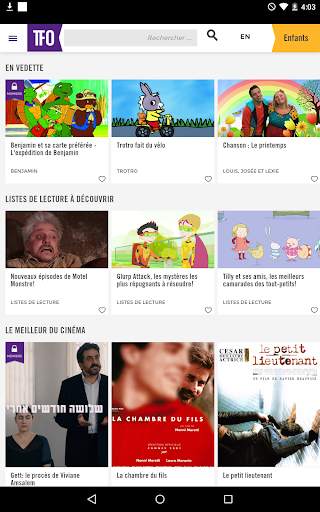 TFO Vidéos: Mini TFO, dessins animés, Subito Texto स्क्रीनशॉट 2