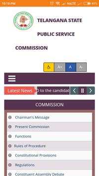 TSPSC-Job notifications ,Hall ticket download screenshot 1