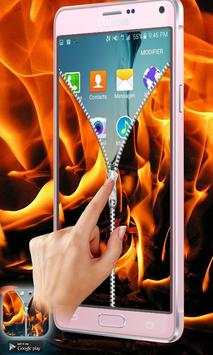 Fire Screen Zipper Lock Free screenshot 3