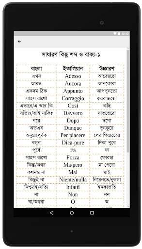 Bangla to Italian Learning App screenshot 7